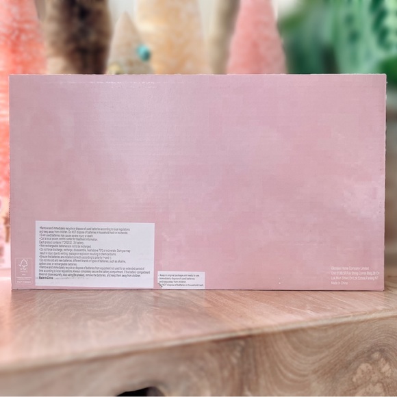 Cupcakes & Cashmere Iridescent Pastel Acrylic LED Christmas Tree Set - Picture 8 of 9